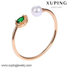 51731 xuping jewelry colorful Synthetic CZ stone gold fashion bangle for women